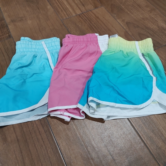 Athletic Works Kids Shorts Set - Blue, Pink, Green - Picture 2 of 2